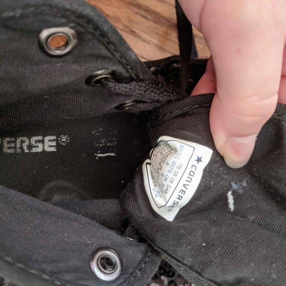 Sequin Sparkly Back Converse High Tops - Picture 4 of 9